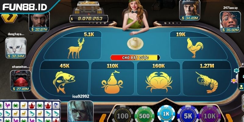 Bầu Cua FUN88 - Hướng Dẫn Chơi Và Chiến Thuật Dễ Thắng 3 Ưu tiên cược xen kẽ trong Bầu Cua FUN88