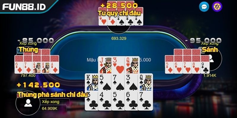 Mậu Binh FUN88 Với Hướng Dẫn Chơi Và Chiến Thuật Thắng Lớn 2 Cập nhật quy luật chơi Mậu Binh tiêu chuẩn từ FUN88